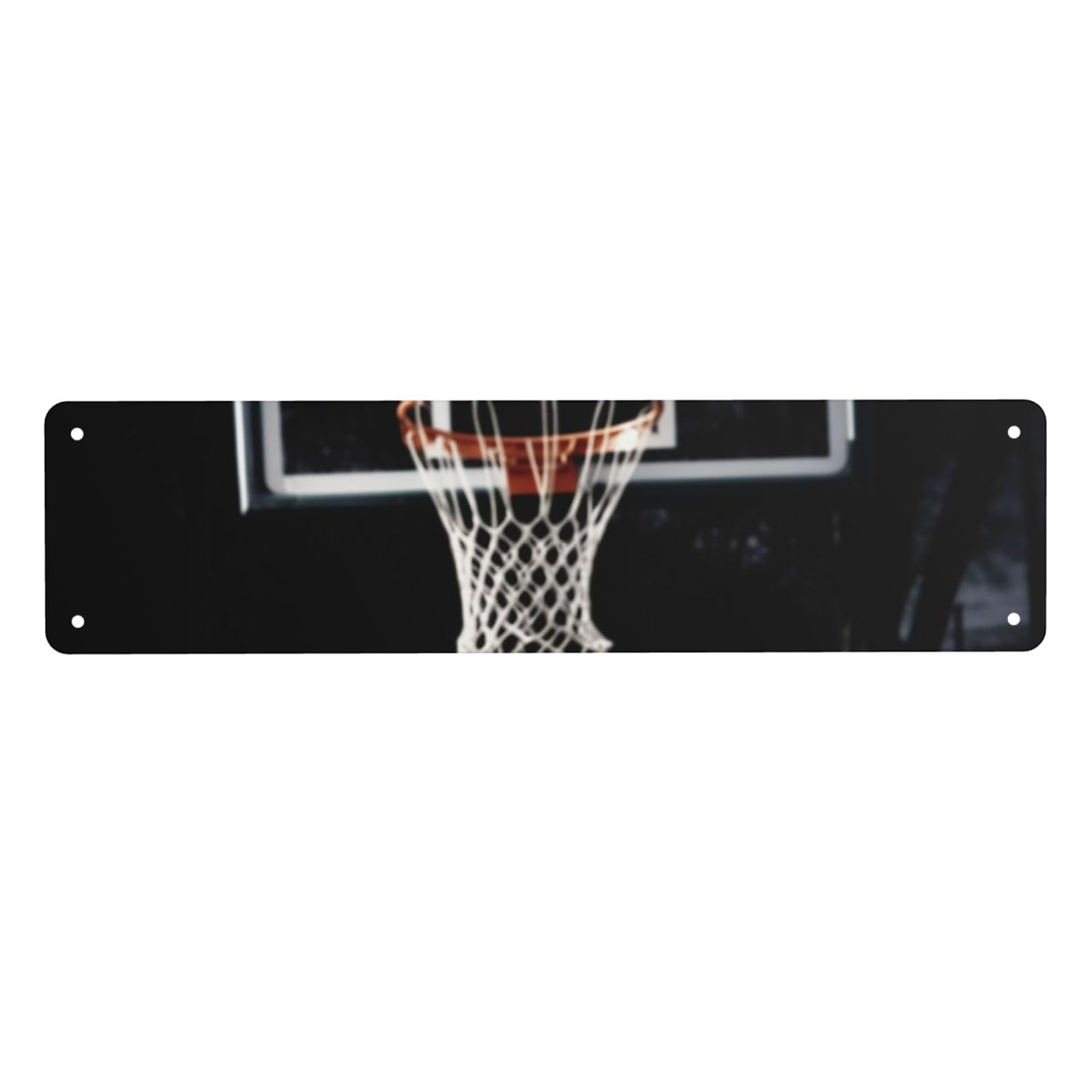 Vintage Metal Tin Signs Retro Garage Signs Stylish Wall Art Plaques for Home Decor Unique Poster 4x16 Inch Basketball Metal Sign Outdoor Wall Decorations Gifts