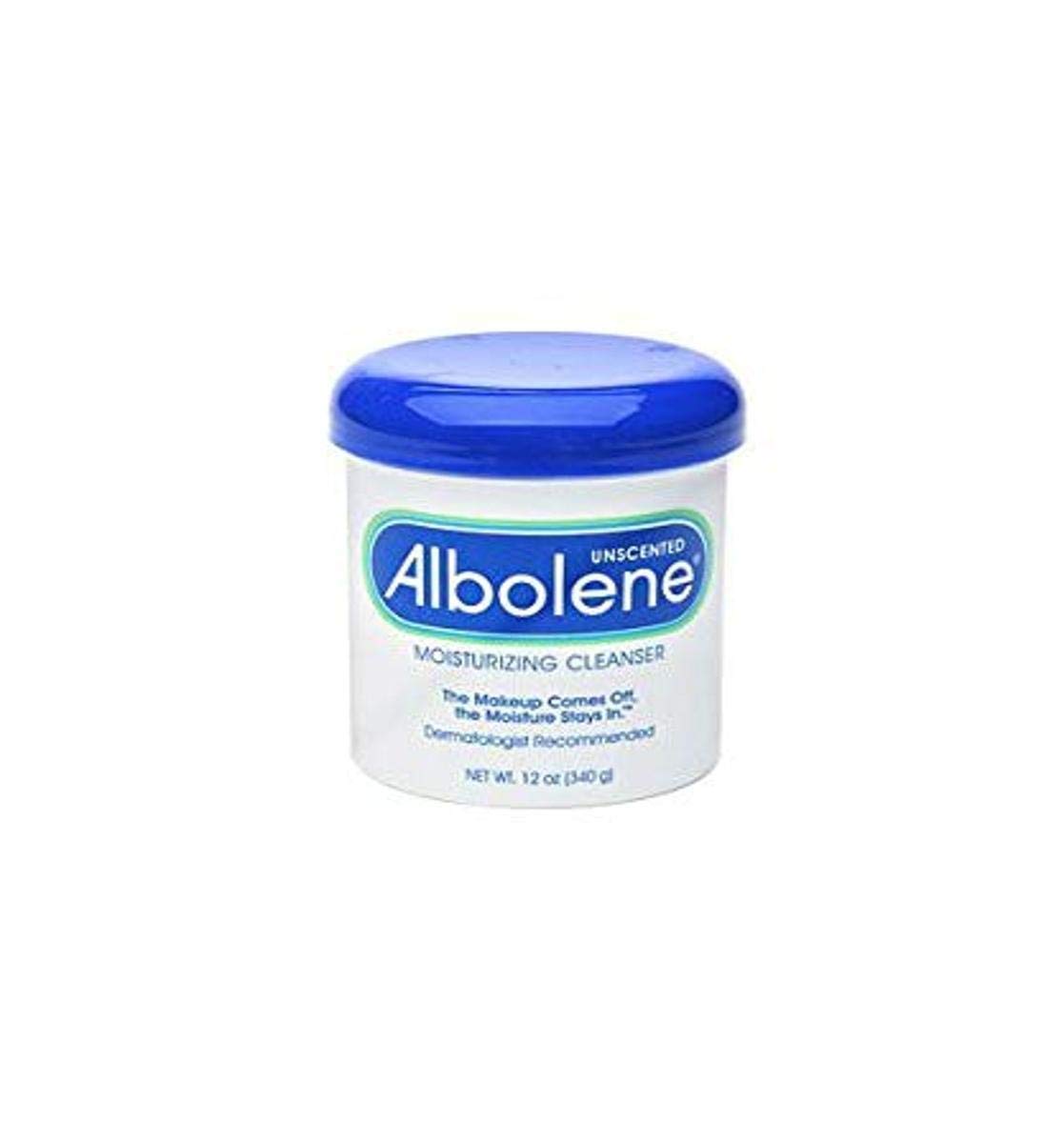 Albolene Moisturizing Cleanser, White, 12 Ounce (Pack of 12)