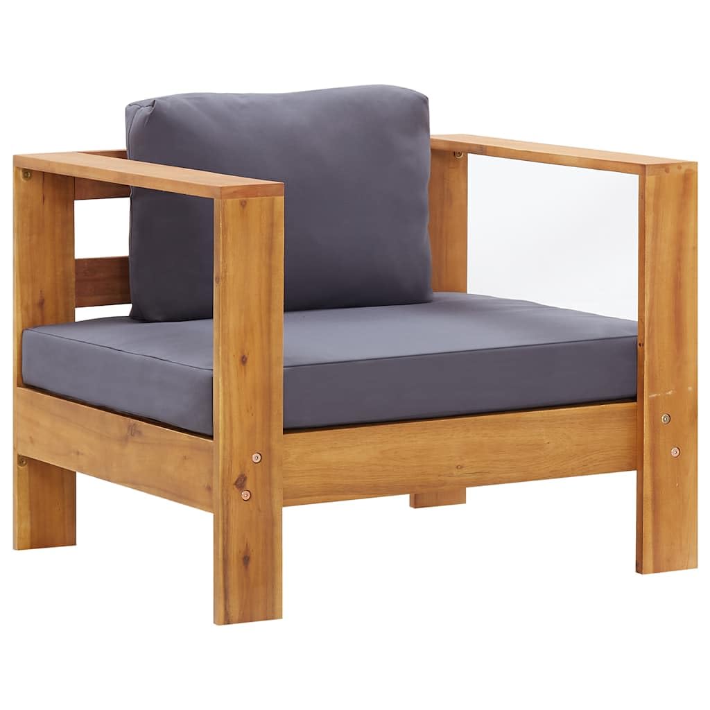 Fauteuil de jardin en acacia massif pour vos moments de détente et repas sur la terrasse