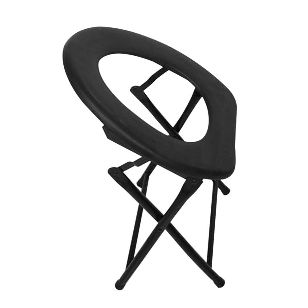 Silla de Inodoro Plegable fortalecida portátil Viajes Camping Escalada compañero Silla Actividades al Aire Libre Accesorios