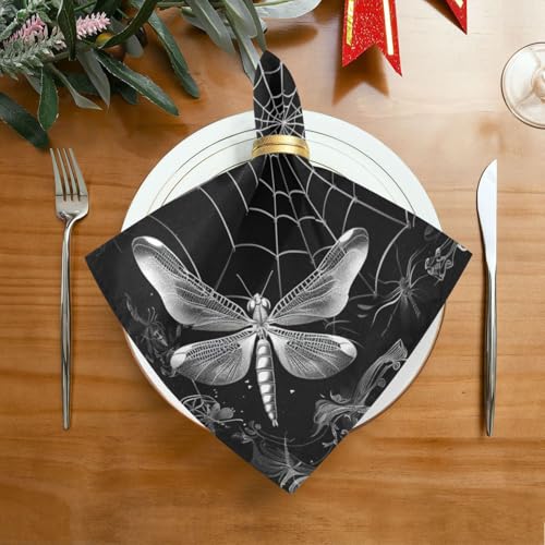 Servilletas de Tela Halloween 20x20 in Pack x6 miniatura 3