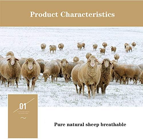 الركبة الصوفية المتكاملة الركبة مس القابلة للتنفس من القماش الناعم الطبيعي المريح الأبيض الطبيعي قطعتين Amazon Ae السيارات