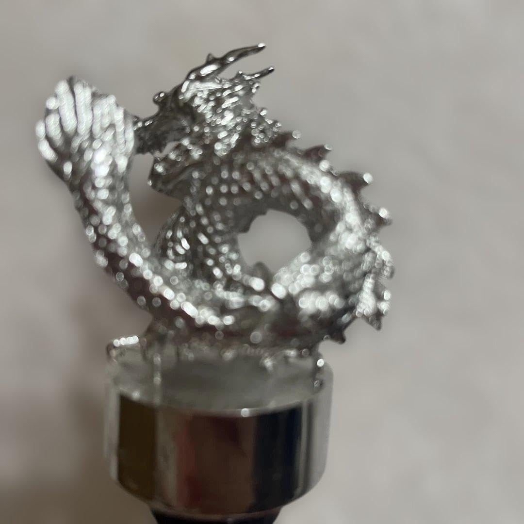 ドラゴン型シルバー製ワインストッパー
