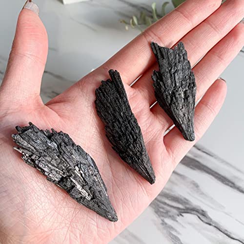 Lames de cyanite noire pour votre espace de méditation