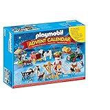Age : 4 ans et plus Playmobil - 6624 - Calendrier de l\'Avent \'\'Père Noël à la ferme\'\'