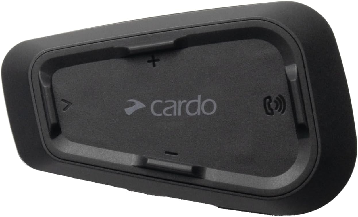 Cardo Systems Spirit Motorcycle Bluetooth Communication Headset - Black, Single Pack