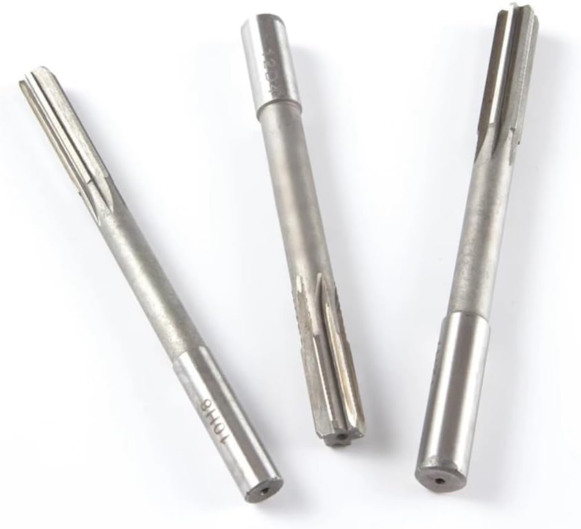 5pcs HSS Straight Shank Machine Cutter Tool Chucking Reamer 3mm 4mm 5mm 6mm 7mm 8mm 9mm 10mm 11mm 12mm H7(12mm)