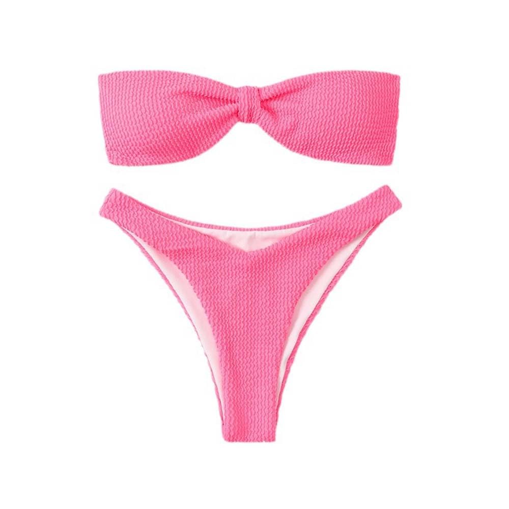 JFYZLTJFYZLT Women Swimsuit Female Micro Bikini Sexy Swimwear Women Bandeau Bikini Set Swimming Suit Bathing Suits Beach Wear, M