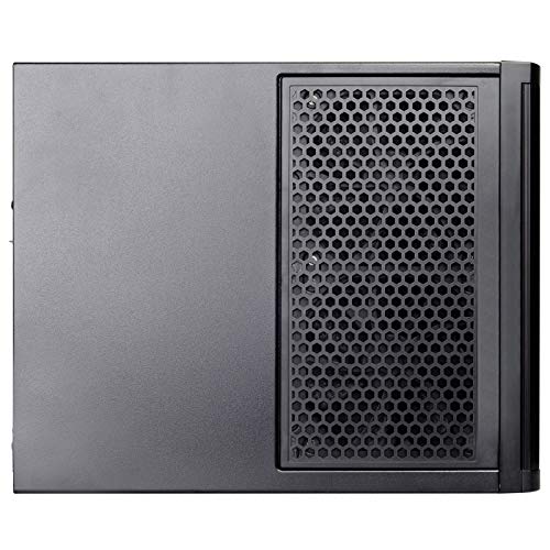 Gabinete SilverStone Technology Premium para PC de Forma Pequeña Mini-ITX/DTX NAS, Negro (DS380B) miniatura 3