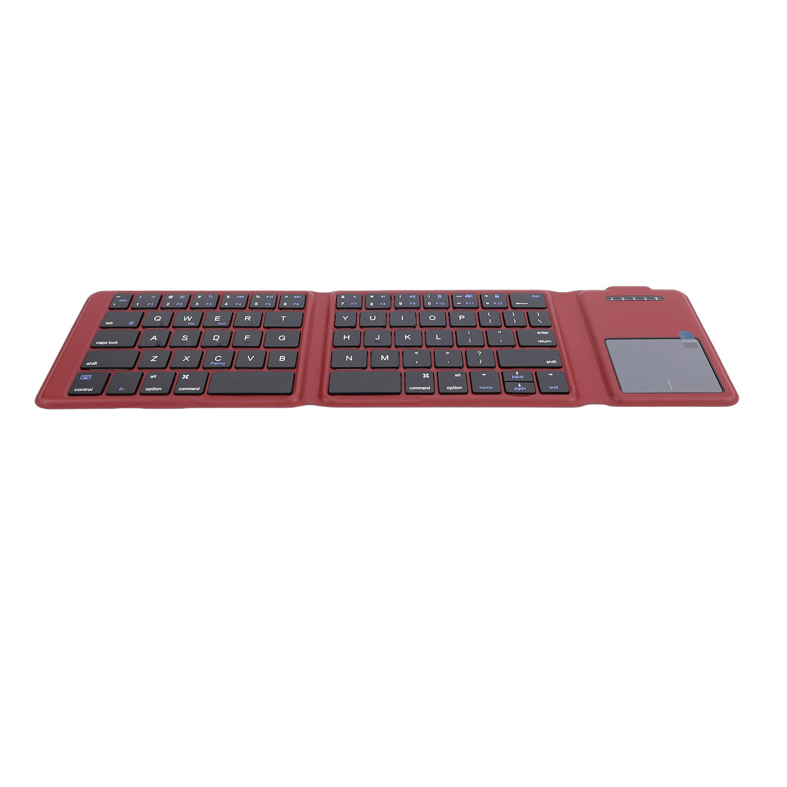 Tastiera ultra sottile con touchpad 3 tasti ripiegabili ricaricabili con commutazione dei dispositivi per viaggi in ufficio a casa