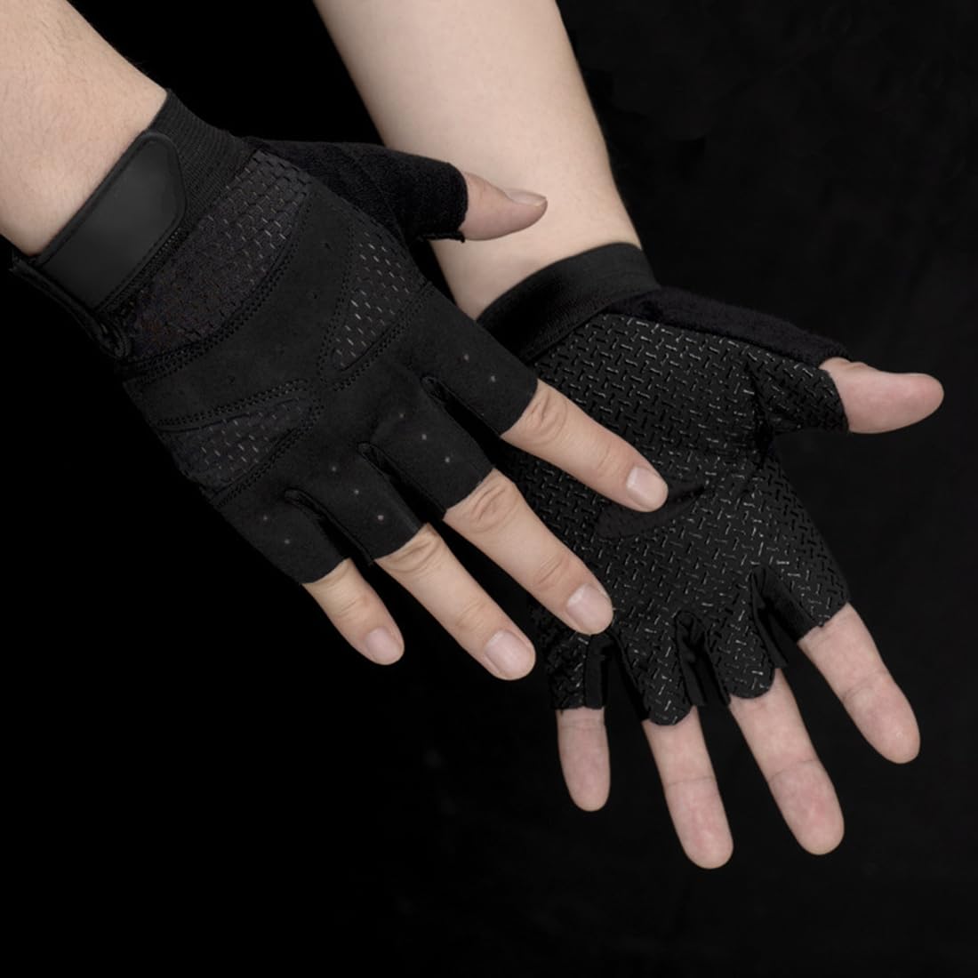 TNSRAY Gants De Musculation Antidérapants – Respirants, Légers, Avec Fermeture Scratch – Pour Homme Et Femme – Fitness, Haltérophilie, Cyclisme, Gym