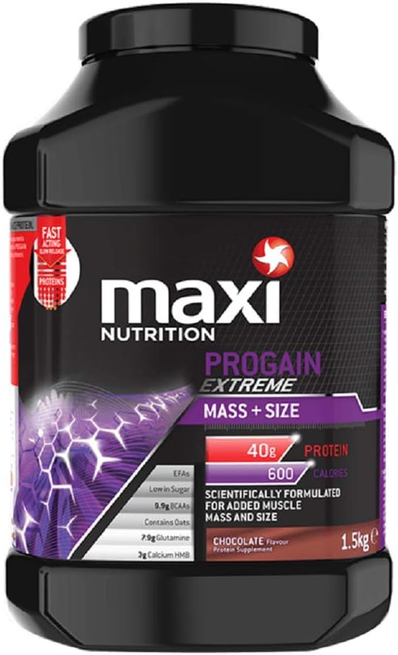 Maxinutrition Progain Extreme Mass And Size Protein Shake Powder Chocolate 1.5 Kg