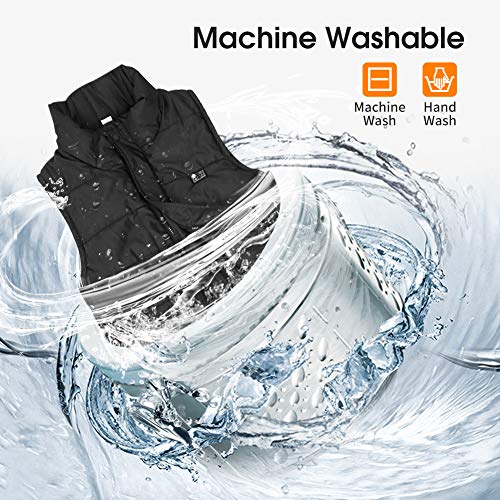 image for Binnice Heated Vest for Men and Women Electric Warm Vest Adjustable He