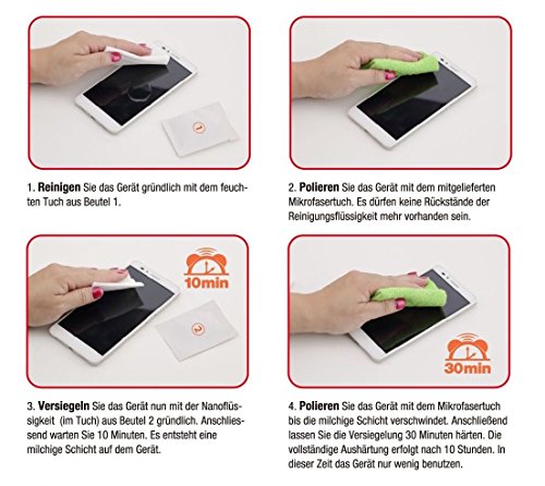 Flüssiger Displayschutz Peach Universal für Smartphones und Tablets