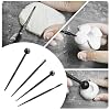 EIGTWEN 2 x 100ml Air Dry Clay Glaze and 29pcs Clay Tools Kit, Gloss Airdry Varnish Protects Pottery from Surface Wear, Pottery Tools Can be Used for Stippling, Carving, Molding(Gloss+Matte)