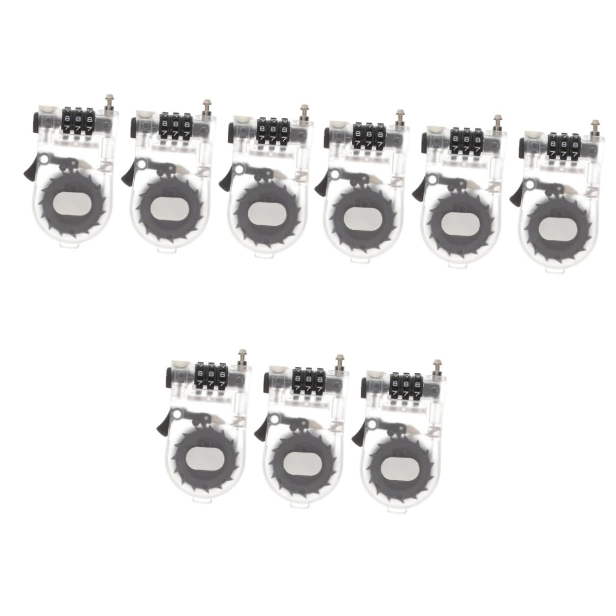 POPETPOP 9 Pcs Antivol Serrure De Sécurité Serrure De Sécurité Serrure De Ski Serrure De Vélo Serrure De Vélo Serrures De Serrure À Combinaison Antivol Serrure De Planche Serrure De