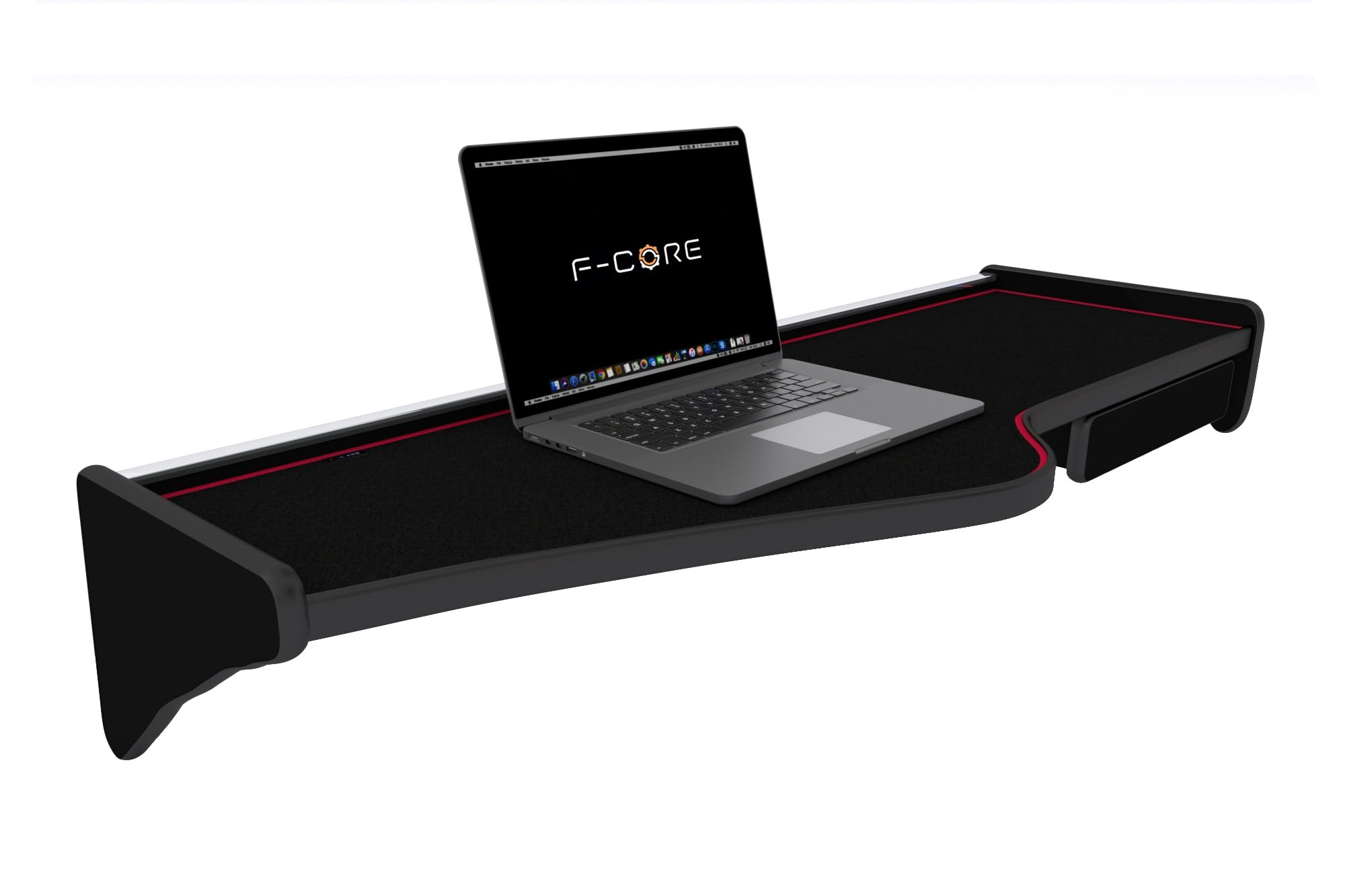 F-CORE Mesas al salpicadero camión Compatible con Scania R 01.05-12.10 Larga con cajón Rojo
