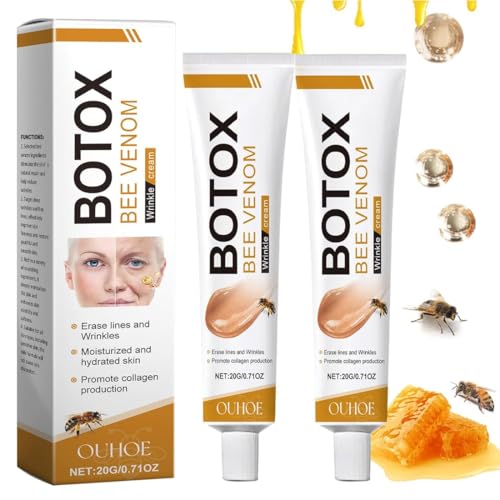 2rama Botox bee venom,crema antiarrugas de veneno de abeja, crema hidratante antiarrugas para la cara y el cuello, crema antiarrugas de veneno de abeja para todos los tipos de piel