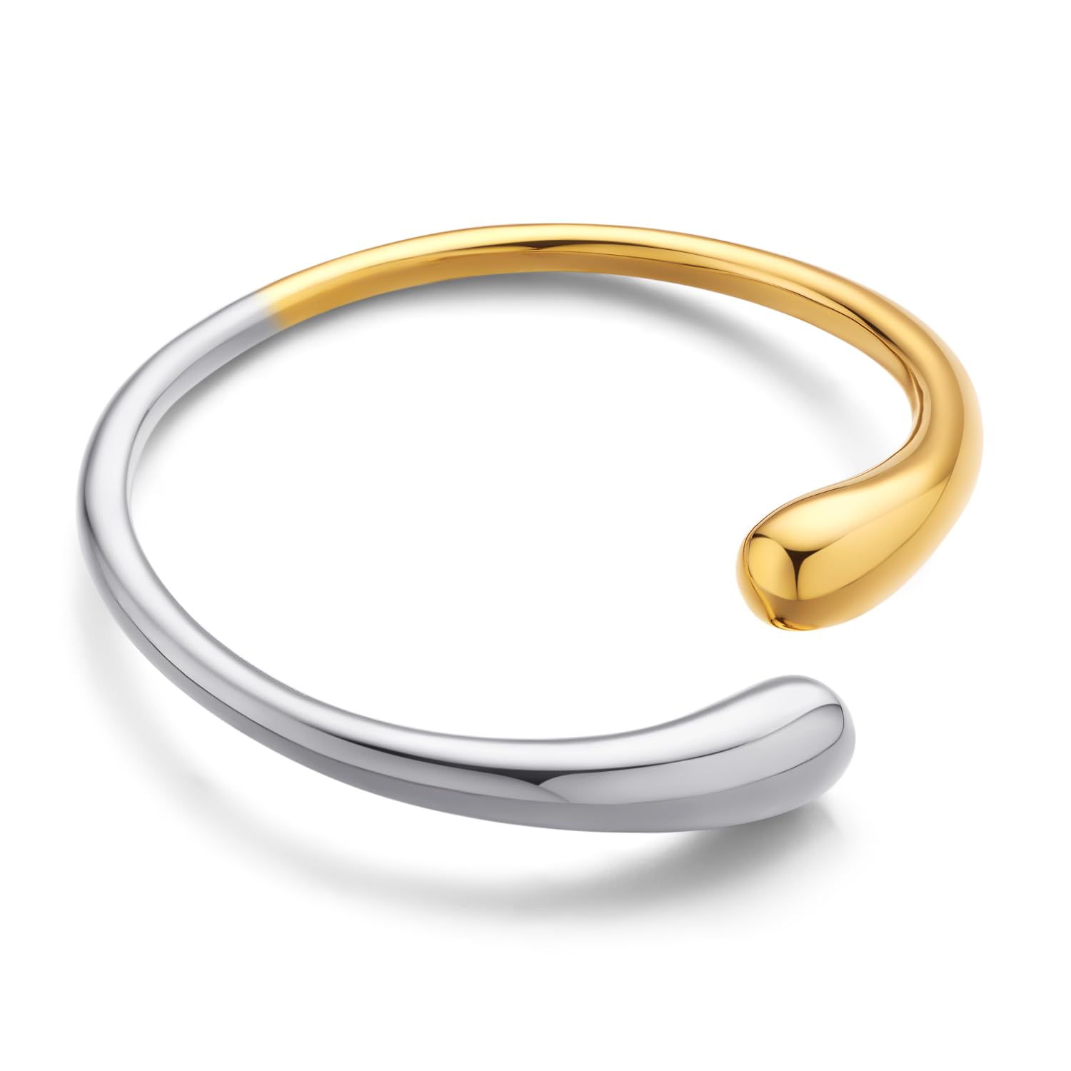 LILIE&WHITE Women's Bracelet Gold Silver Minimalist Style Modern, Shiny Finish That Does Not Fade, Elegant Accessory and Gift