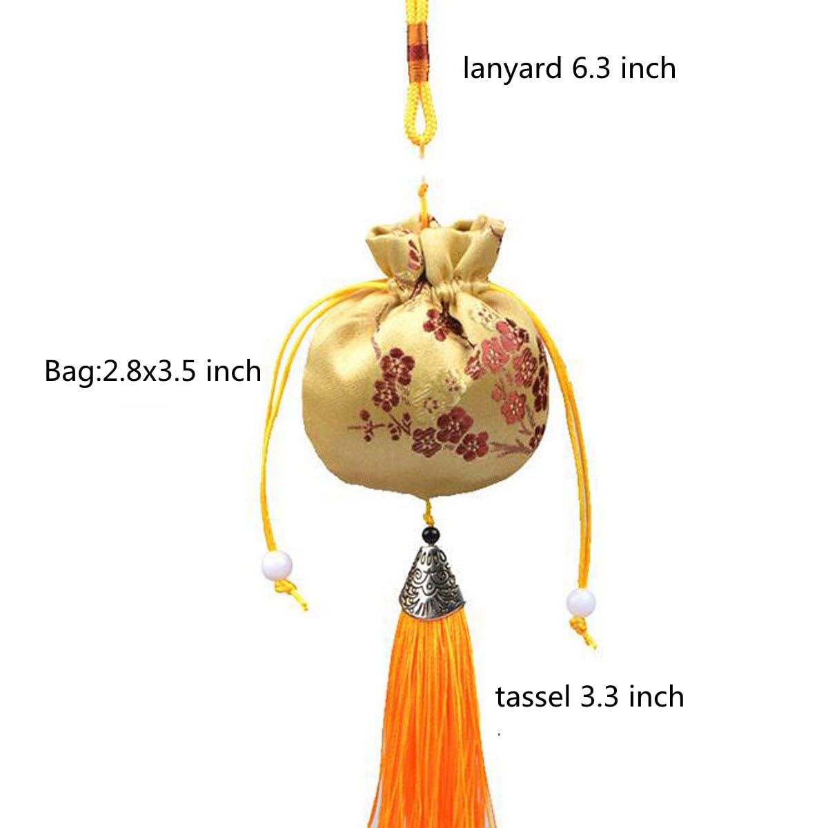 Snadulor 30 Pcs Drawstring Sachet Bags,Chinese Sachet Silk Brocade Coin Bags Pouches with Drawstring Jewelry Gift Bag Candy Sachet Bag.