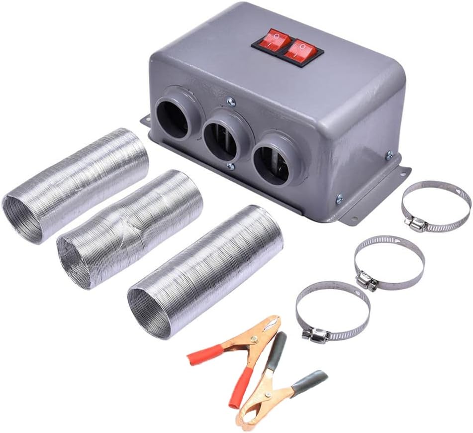 RR-YRL Calentador De Coche Eléctrico Portátil De 800 W 12 V/24 V, Ventilador De Calefacción De Refrigeración De Invierno, Desempañador De Parabrisas, RV, Camión, Barco,24v