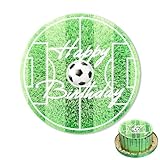 Tortenaufleger Fußballfeld,Tortendeko Fussball Ø 20 cm,Fussball Deko Geburtstag...