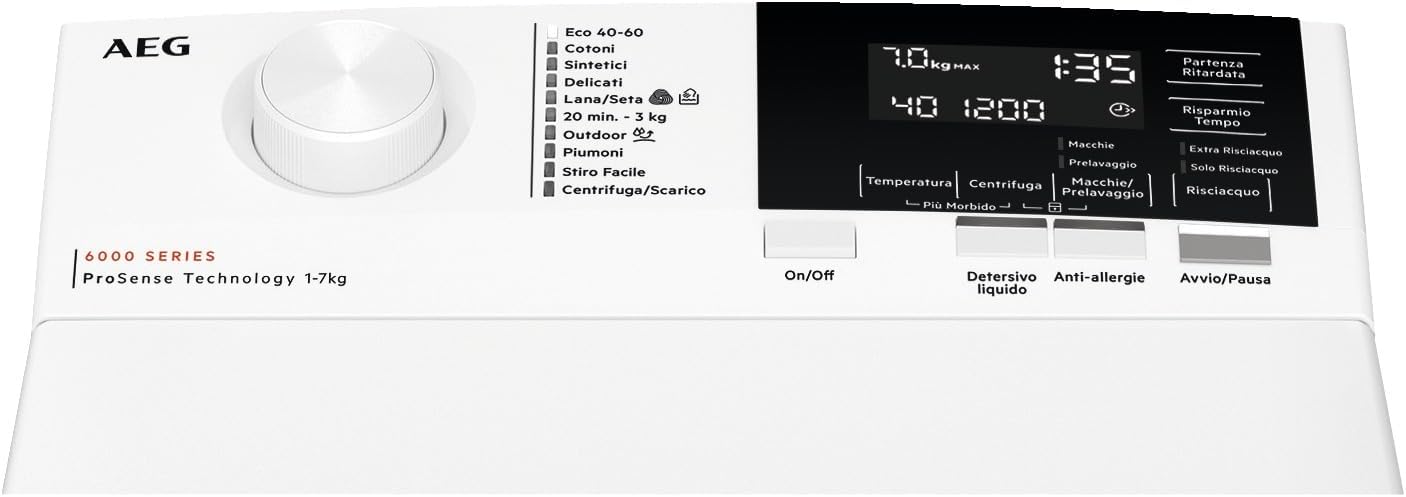 AEG LTR6G37A: La Lavatrice a Carica Dall