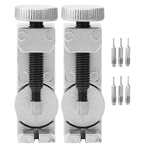 Watch Strap Adjuster, 2PCs Watchband Remover Tool, Alloy Steel Material, for Adjusting or Cleaning Watch Chain, Tools (Silver)