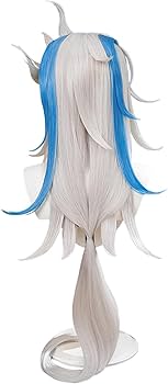 Amazon.co.jp: Plazhen 原神 ヌヴィレット コスプレ ウィッグ 髪飾り
