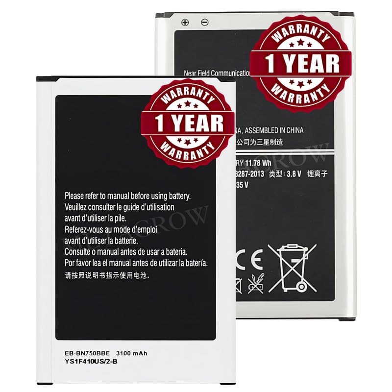 Image of Original EB-BN750BBE Battery Compatible for Samsung Galaxy Note 3 Neo - (3100mAh) - 1 Year Warranty JK1