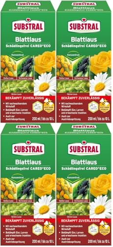 Preisvergleich Produktbild 4 X 200ml Substral®Blattlaus Schädlingsfrei Careo Eco