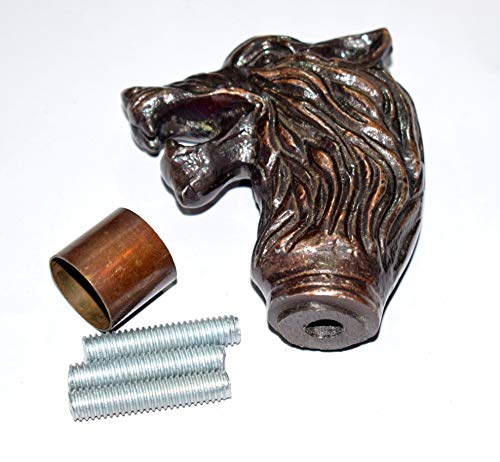 india.nautical.store Aluminum Wolf Handle Walking Stick/Stylish Antique Walking Stick/Walking Stick av