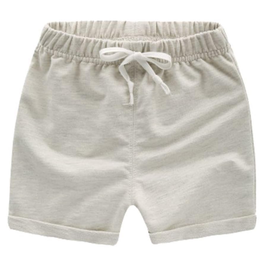 Toddler Boys Girls Shorts 3 Pack Little Kids Cotton Sport Jogger Shorts Summer Solid Color Active Short Pants4