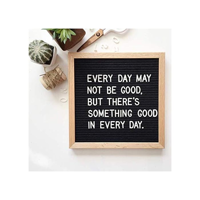 Buy 10x10 Black Letter Board +340 Letters Black Felt with Letters