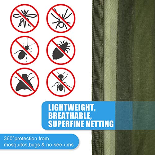 Gold Armour Hammock Bug Net - Mosquito Net for Hammocks - Premium Quality, Mesh Hammock Netting, Camping Accessories for Camping Hammock - Essential Camping Gear - Image 4