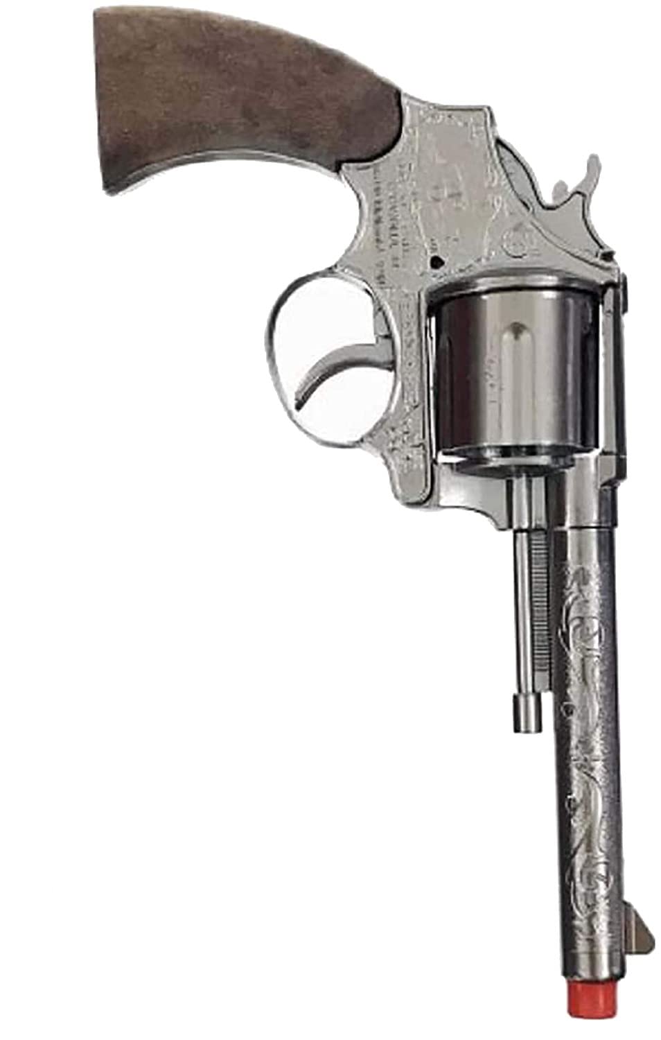 parris classic quality toys est. 1936 - jesse james pistol holster set, solid die-cast metal toy gun, includes 7" pistol & belt, made in italy, safe for children, authentic old west design