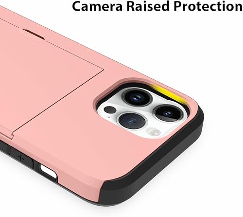 Miniatura 5 de ZIYE Funda para iPhone 13 Pro Max con tarjetero, para iPhone 13 Pro Max, funda tipo cartera antiarañazos, doble capa, bolsillo oculto, a prueba de