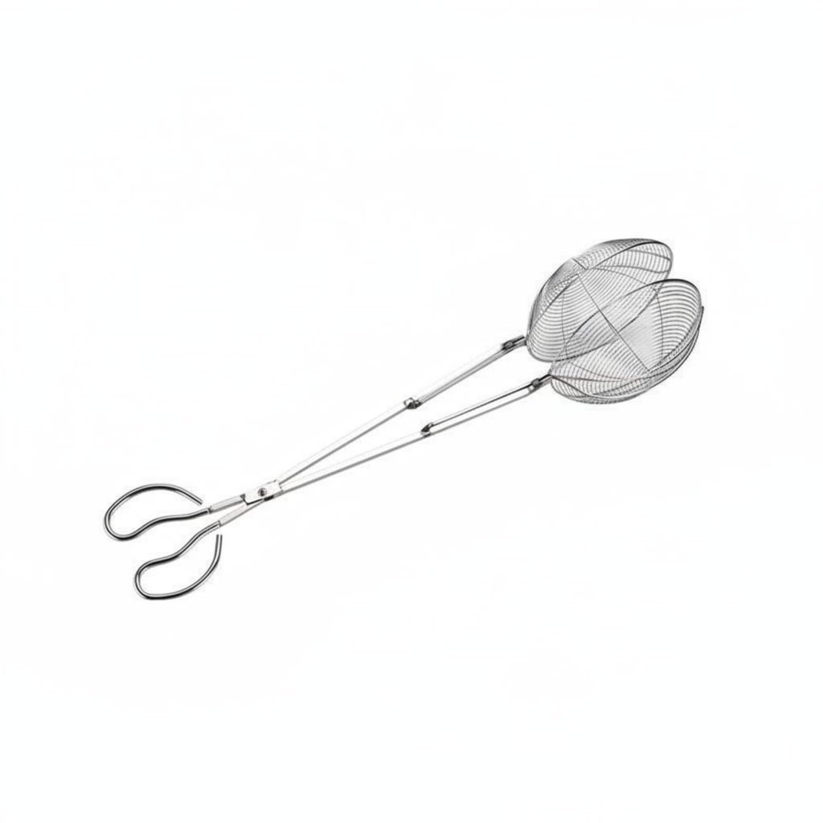 Pince INOX Saisie Fruits de Mer Pince Grille Cage Long Manche Maintien Sécurisé Prise Confort Allonge pour Eaux Peu Profondes Outil Polyvalent Adapté à Rivages Ruisseaux Crustacés, 65CM