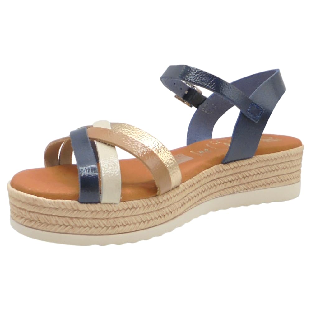 Oh! My Sandals - 6010 Zara Sandalias de Mujer cómodas con Plataforma Ligera y Plantilla Gel, Fabricadas en españa para: Mujer