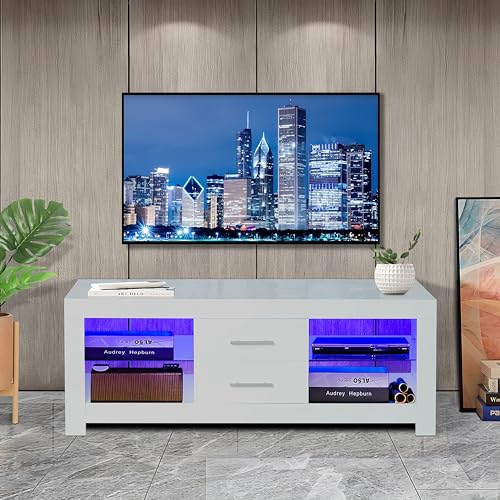 La mejor comparación de Remates , listamos los 10 mejores. 43 THAT S SHOCK Mueble para TV 65 Pulgadas con Luces Led y Gran Almacenamiento, Centro de Entretenimiento con 2 Cajones y 2 Gabinete, Diseño Minimalista Apto Salón y Dormitorio...