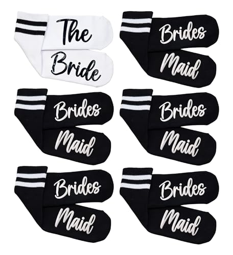 Image of Funky Junque Bride Crew Socks, Bachelorette Wedding Party Gift