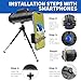 Monocular Telescope for Adults,12x50 HD Large Vision Monoculars with Smartphone Adapter Tripod,High Powered Monocular for Bird Watching Hunting Hiking Camping Wildlife,BAK4 Prism FMC Lens,Waterproof