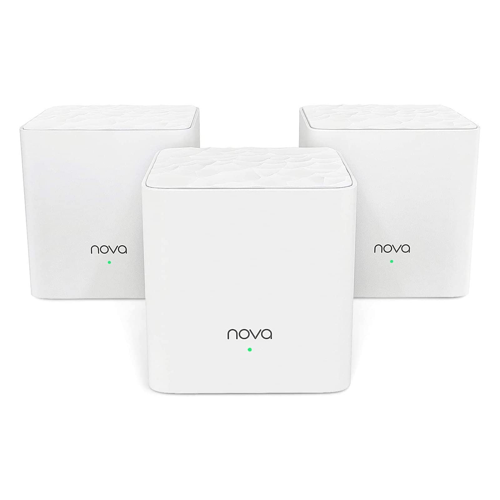 TendaNova MW6 Mesh WiFi System - Whole Home WiFi Mesh System - 3200 ft² 4-6 Rooms WiFi Coverage - Dual-Band AC1200 - Gigabit Ports - Easy Setup - Works with Alexa - 3-Pack