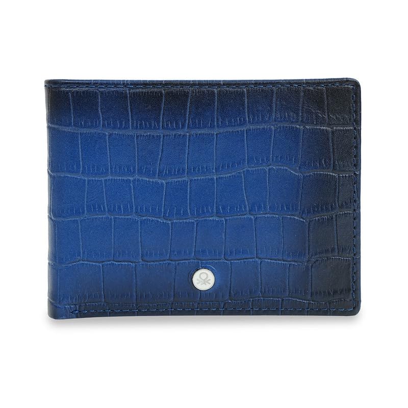 united colors of benetton Men's Leather Wallet Arderin - Black | Global Coin Wallet | Card Slots | RFID Protection| Purse for Men | Ideal for Gifting-picture-22