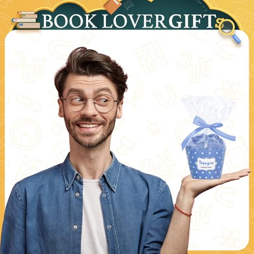 HAPPYPOP 2025 Teacher Graduation Gifts - Socks for Book Lovers Reading Gifts for Women Men2