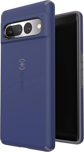 Miniatura 3 de Speck Productos IMPACTHERO - Funda para Google Pixel 7 Pro, azul prusiano, gris nublado