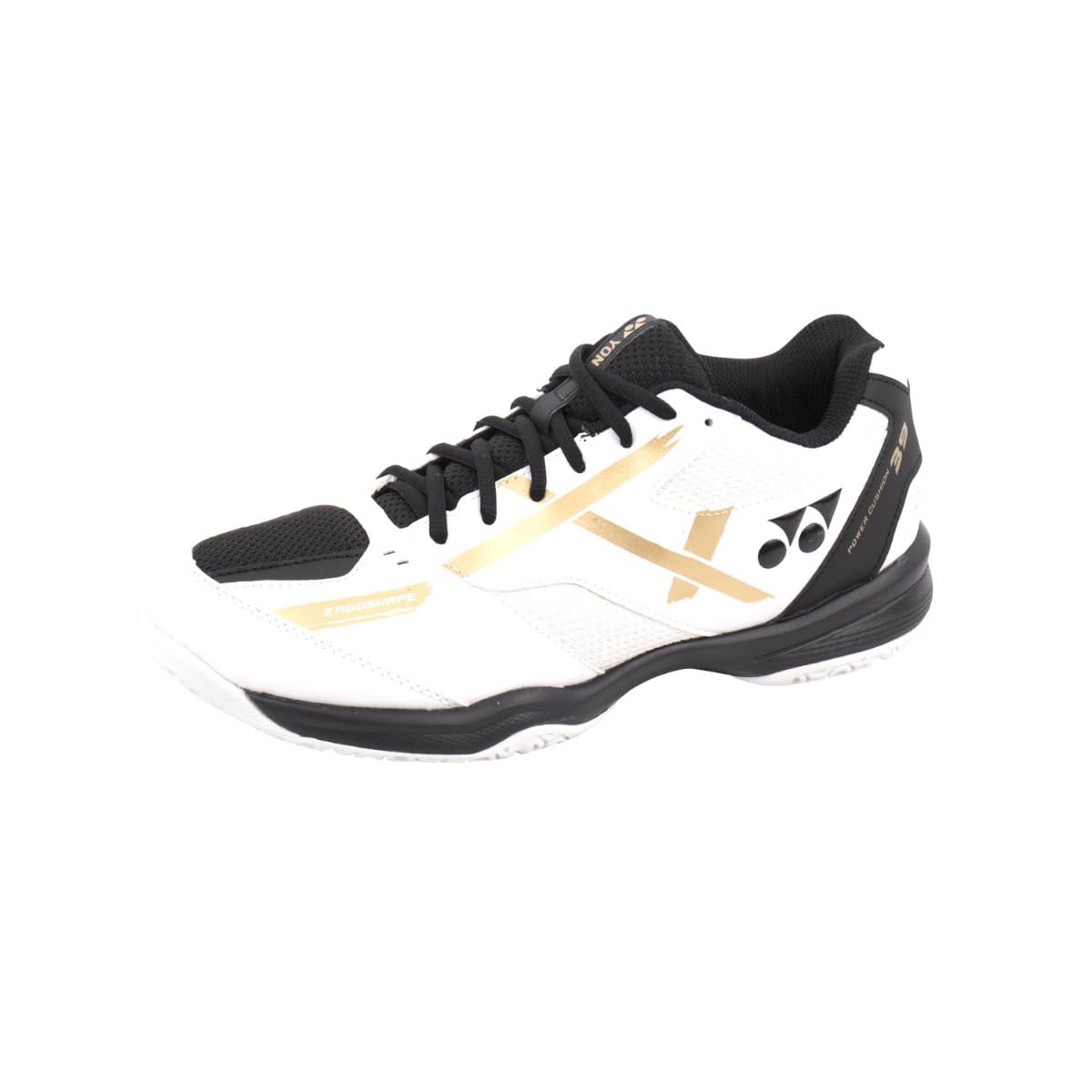 YONEX Power Cushion 39 - Zapatillas de bádminton (anchas), color blanco y dorado