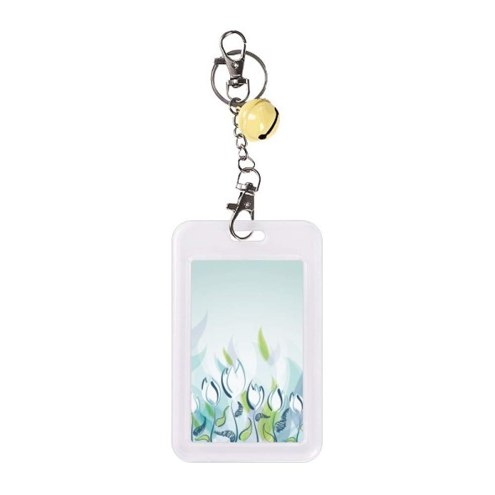 Badge de protection pour carte de crédit tulipe jaune RFID