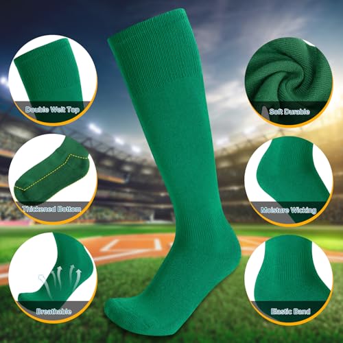 Image of Baseball Socks and Belt Combo for Youth Adult - Softball Socks and Belt for Boys and Girls