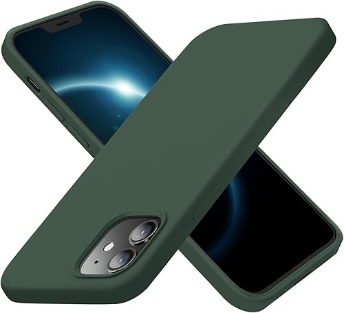 Cordking Funda diseñada para iPhone 12, diseñada para iPhone 12 Pro, funda de silicona a prueba de golpes con forro de microfibra suave antiarañazos